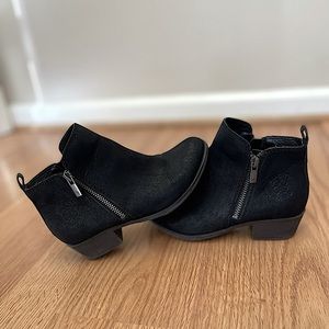 Girls Lucky Brand Booties Black Size 13🍀